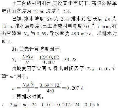 土工复合排水网道路排水设计要点